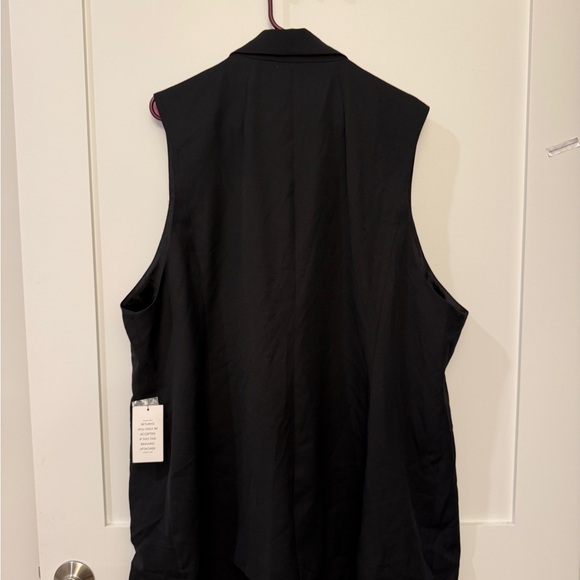 NWT Eloquii Longline Double Breasted Blazer Vest - Picture 8 of 8